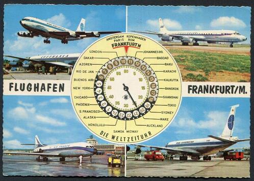 Flughafen Frankfurt am Main - Not used ., Verzamelen, Luchtvaart en Vliegtuigspotten, Zo goed als nieuw, Kaart, Foto of Prent