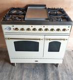 Boretti Crème Fornuis 2 x oven ZGAN 90cm, 60 cm of meer, Ophalen of Verzenden, Zo goed als nieuw, Energieklasse A of zuiniger