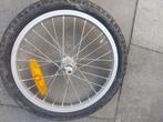 Voorwiel 16 inch, Fietsen en Brommers, Fietsonderdelen, Ophalen of Verzenden, Gebruikt, Algemeen, Wiel