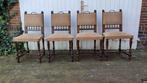 4 Antieke stoelen uit 1810 met Leeuwenkoppen. De stoelen zij, Antiek en Kunst, Ophalen