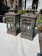 Te koop 2 dezelfde sfeerlichten/lantaarns, Ophalen of Verzenden, Gebruikt, Minder dan 25 cm