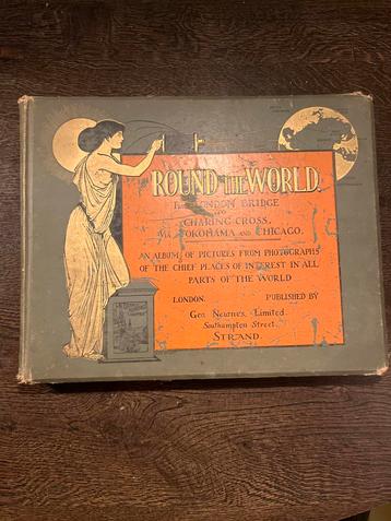 Rond de Wereld - Fotoalbum 1895 beschikbaar voor biedingen