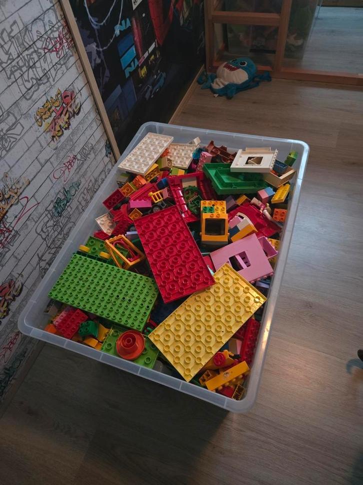 Grote partij Duplo stenen, Kinderen en Baby's, Speelgoed | Duplo en Lego, Gebruikt, Duplo, Losse stenen, Ophalen