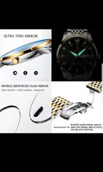 Mooie heren horloge t.w.v €225, Overige merken, Staal, Polshorloge, Ophalen of Verzenden