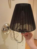 Wandlamp met zwarte kap, Huis en Inrichting, Lampen | Wandlampen, Zo goed als nieuw, Ophalen