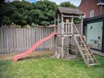 Speelhuisje inclusief glijbaan., Kinderen en Baby's, Speelgoed | Buiten | Speeltoestellen, Ophalen, Gebruikt