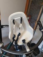 Bobike mini one white fietsstoeltje, Fietsen en Brommers, Ophalen, Voetsteuntjes, Voorzitje, Zo goed als nieuw