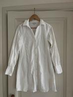Cotton Club - Broderie jurkje lange mouw - Small, Kleding | Dames, Jurken, Ophalen of Verzenden, Zo goed als nieuw, Wit, Boven de knie