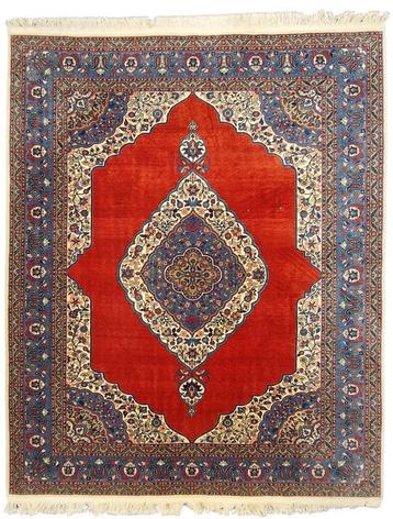 Perzisch tapijt Hereke 270x220 wollen vloerkleed handgeknoo beschikbaar voor biedingen