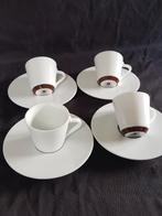 Nespresso Andree Putman 4 x espresso kopjes, Ophalen of Verzenden, Overige stijlen, Kop(pen) en/of Schotel(s), Glas