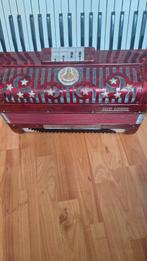 Accordion  silvio soprani, Overige merken, Gebruikt, Met riemen, 80-bas