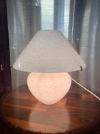 Tafellamp handgeblazen Murano glas met bladzilver Italië, Huis en Inrichting, Ophalen of Verzenden, Zo goed als nieuw, Glas, Minder dan 50 cm