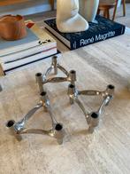 3x Stoff Nagel Kandelaars BMF, Ophalen of Verzenden, Zo goed als nieuw, Metaal, Kandelaar