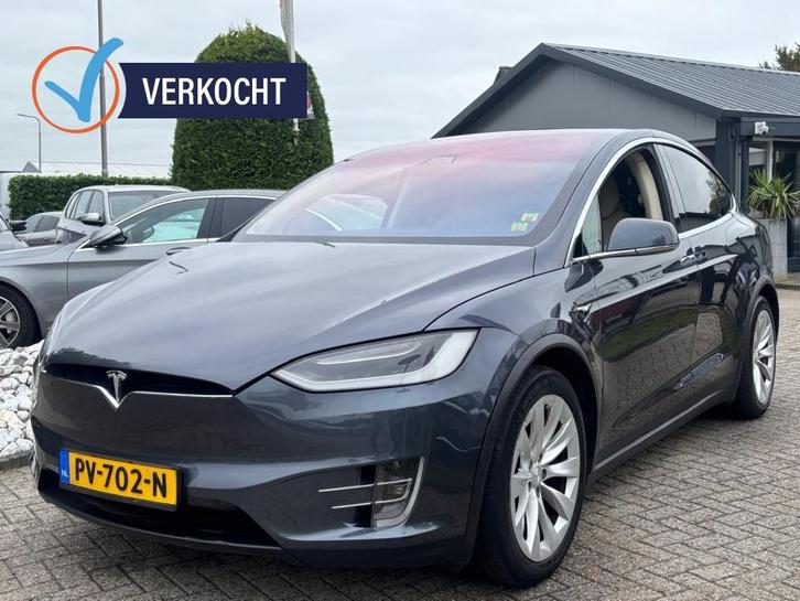 Tesla  Model X 100D 6 Persoons 2017 Marge Trekhaak, Auto's, Tesla, Bedrijf, Model X, ABS, Achteruitrijcamera, Airbags, Airconditioning