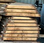 2 Complete stam eiken schaal delen 90/100x250x5/6, Doe-het-zelf en Verbouw, Hout en Planken, Eiken, Ophalen of Verzenden, Zo goed als nieuw