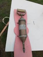 10308) mooie antieke zware messing  vetspuit hoog 47cm, Antiek en Kunst, Ophalen of Verzenden
