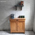 Biedermeier ondiep kastje grenen antieke oude kast, Ophalen of Verzenden