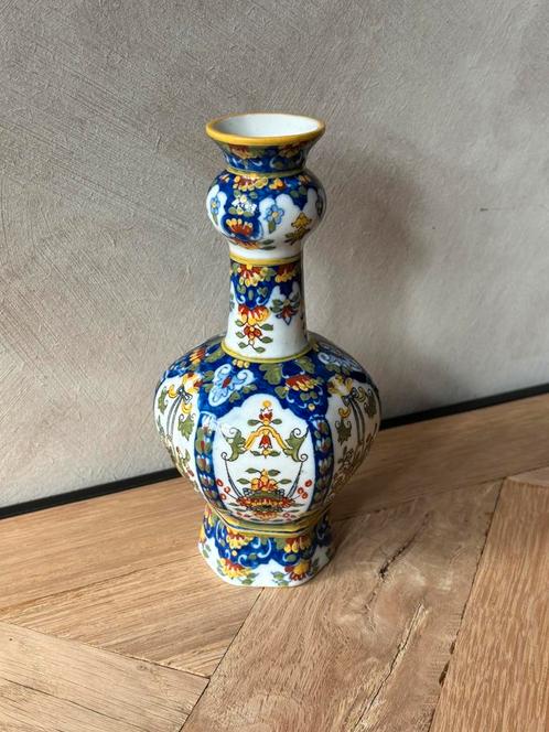 WD-013 Kraagvaasje aardewerk Mosa Maastricht, Antiek en Kunst, Antiek | Vazen, Ophalen of Verzenden