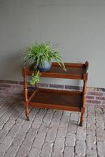 Prachtige antieke eiken houten thee trolley, bijzettafel., Antiek en Kunst, Antiek | Meubels | Tafels, Verzenden