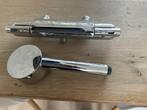 Te koop: mengkraan en douchekop, Ophalen of Verzenden, Gebruikt, Chroom, Douche
