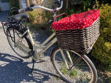 Fiets Gazelle Duty NL bordeaux offwhite mand versnellingen beschikbaar voor biedingen