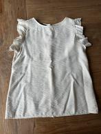 Creme kleurige blouse/top met froezels maat L, Ophalen of Verzenden, Zo goed als nieuw, Maat 42/44 (L), Beige