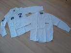 2 witte overhemden, maat 140., Ophalen of Verzenden, Gebruikt, Jongen