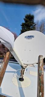 Schotel met tv  voor camper of caravan, Ophalen