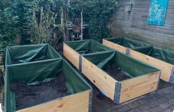 Palletranden,Opzetranden,kweekbak, opslagbak,moestuin beschikbaar voor biedingen