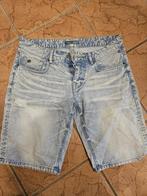 Cast iron W 33 korte broek, Kleding | Heren, Spijkerbroeken en Jeans, Blauw, Ophalen of Verzenden, W33 - W34 (confectie 48/50)