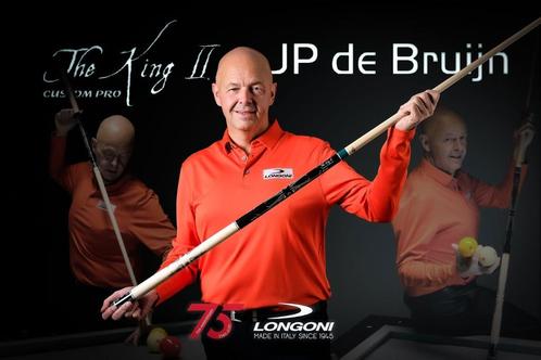 Aktieprijs: Longoni The King 2 keu VP2 luna nera OP VOORRAAD, Sport en Fitness, Biljarten en Poolen, Nieuw, Keu of Ballen, Ophalen of Verzenden