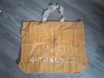 Rituals Shopper Tas Geel/Wit Nieuw!, Sieraden, Tassen en Uiterlijk, Tassen | Damestassen, Ophalen of Verzenden, Zo goed als nieuw