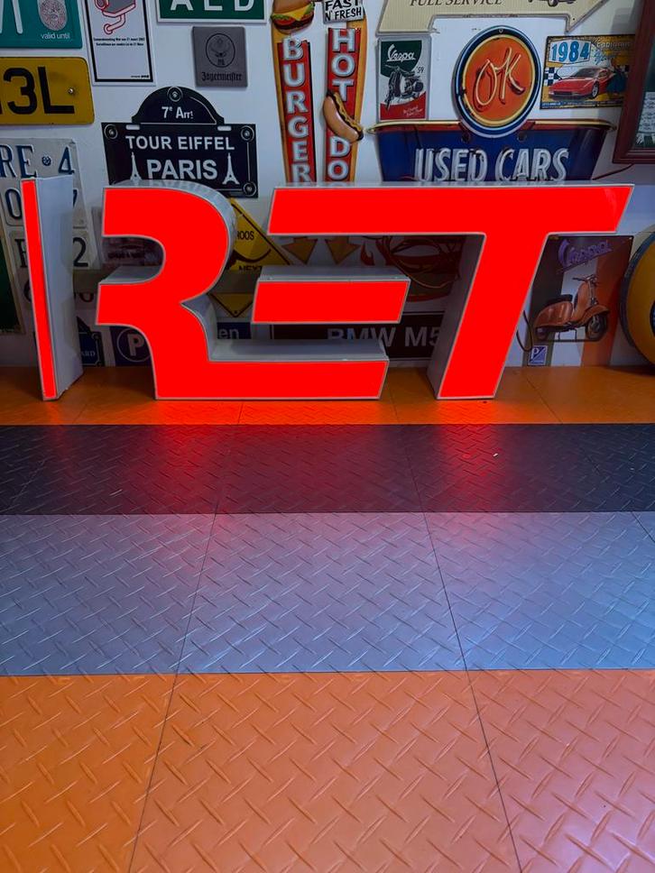 RET Lichtbak unieke lichtbak, Verzamelen, Merken en Reclamevoorwerpen, Zo goed als nieuw, Lichtbak of (neon) lamp, Ophalen of Verzenden