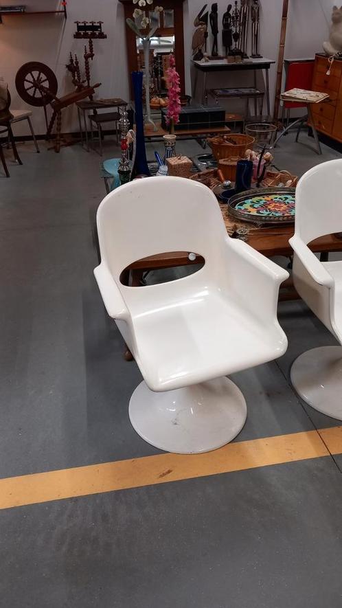 #vintage #design #Draaistoel - #tulp Wit Kunststof, Huis en Inrichting, Stoelen, Gebruikt, Eén, Kunststof, Wit, Ophalen
