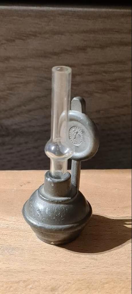 Tin Miniatuur Olielampje, Antiek en Kunst, Antiek | Tin, Ophalen of Verzenden