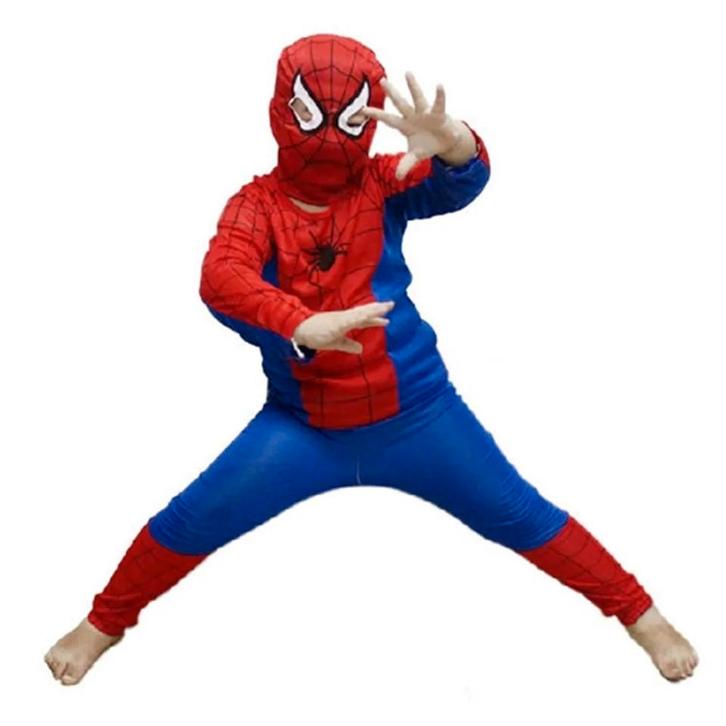 Stoer Spiderman pak - kostuum *AANBIEDING* maat 86 tm 128, Kinderen en Baby's, Carnavalskleding en Verkleedspullen, Nieuw, Jongen