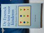 H. Eysenck - De Eysenck IQ-test voor kinderen, Boeken, Ophalen of Verzenden, H. Eysenck, Ontwikkelingspsychologie, Zo goed als nieuw