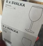 Wijnglazen 6 stuks Svalka van Ikea, Verzamelen, Glas en Borrelglaasjes, Ophalen of Verzenden, Nieuw, Overige typen
