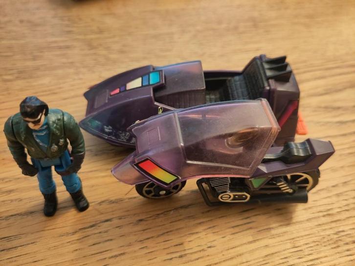 Vintage M.A.S.K piranha met Slay Rax, Verzamelen, Poppetjes en Figuurtjes, Gebruikt, Ophalen of Verzenden