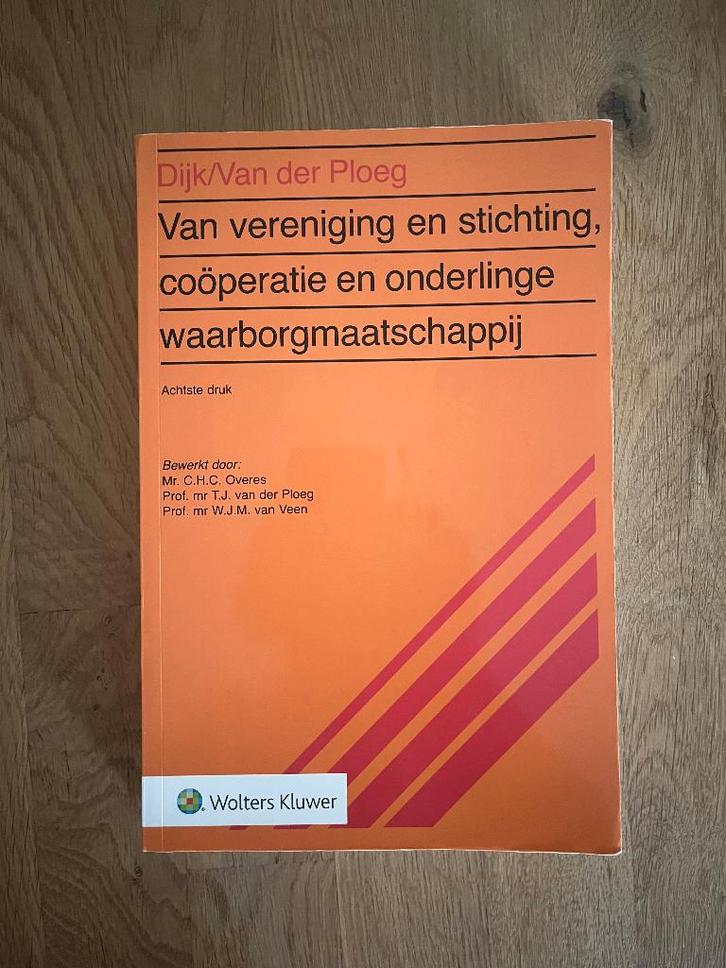 Van vereniging&stichting, coöperatie&onderlinge waarborgmij, Boeken, Studieboeken en Cursussen, Gelezen, WO, Alpha, Ophalen of Verzenden