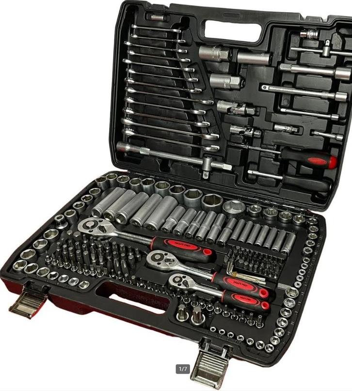 Doppenset 216-delig | Kraft Pro+ | NIEUW leverbaar!, Doe-het-zelf en Verbouw, Gereedschap | Handgereedschap, Nieuw, Ophalen