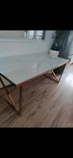 Moderne Eric Kuster echt marmer eettafel, Ophalen, 50 tot 100 cm, Zo goed als nieuw, 150 tot 200 cm