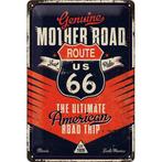 Route 66 american Road trip wandbord reclame reclamebord, Ophalen of Verzenden, Zo goed als nieuw, Reclamebord