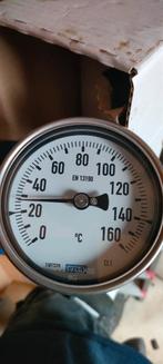 Thermometer gauge Temperatuur 160 graden 316L 330mm probe, Ophalen of Verzenden
