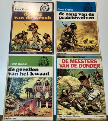 Indianen Reeks - Hans Kresse - Eerste Druk Stripboeken  beschikbaar voor biedingen