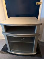 TV Meubel met een kort draaiende plateau, Ophalen, Gebruikt, 50 tot 100 cm, Glas