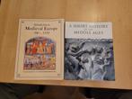 2 geschiedenisboeken middeleeuwen, Ophalen of Verzenden, Gelezen, Europa