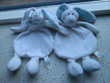 2 x Knuffeldoek konijn of konijntje van Zilveren Kruis beschikbaar voor biedingen