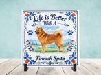 Life is Better With a Finnish Spitz - Finse Spitz Tegel, Verzenden, Nieuw