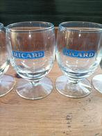 4 x Ricard glazen Frankrijk, Ophalen of Verzenden, Zo goed als nieuw, Bierglas